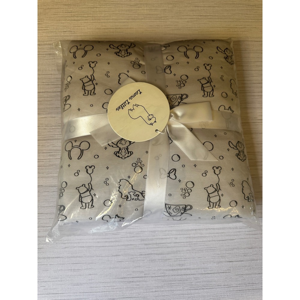 Lama Littles Magical Days Snuggle Blanket Disney Winnie the Pooh Stitch Grey 31"